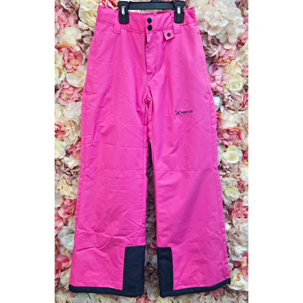 Arctix Kids Girls Pink Snow Pants Insulated Waterproof Ski Slopes Size Medium M